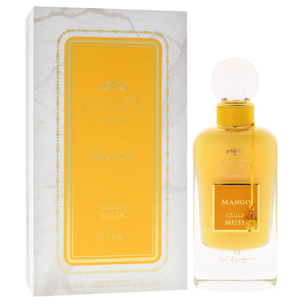 Ithra Dubai Musk Mango by Ard Al Zaafaran Perfumes – Unisex 3.4 oz EDP Spray
