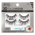 Ardell 3D Faux Mink Lashes 863 with Duo Adhesive Pipette – Long-Lasting Natural Look, 1 Pack