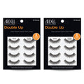 Ardell Double Up Wispies False Eyelashes – 2-Pack for Dramatic Volume & Invisiband