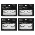 Ardell Faux Mink Lashes 814 Black – Natural, Reusable Strip Lashes (4 Pack)