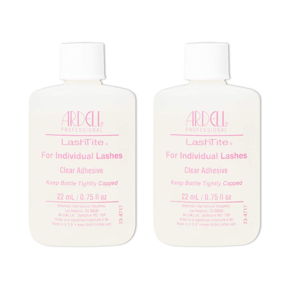 Ardell LashTite Lash Adhesive Clear for Individual Lashes — 0.75 oz (2 Pack)