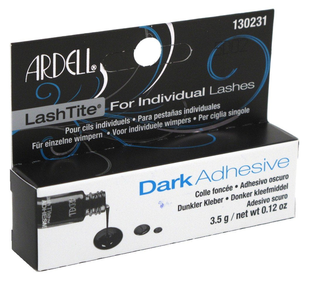 Ardell Lashtite Adhesive Dark – 0.125 oz Bottle, 3 Pack | Waterproof Lash Glue