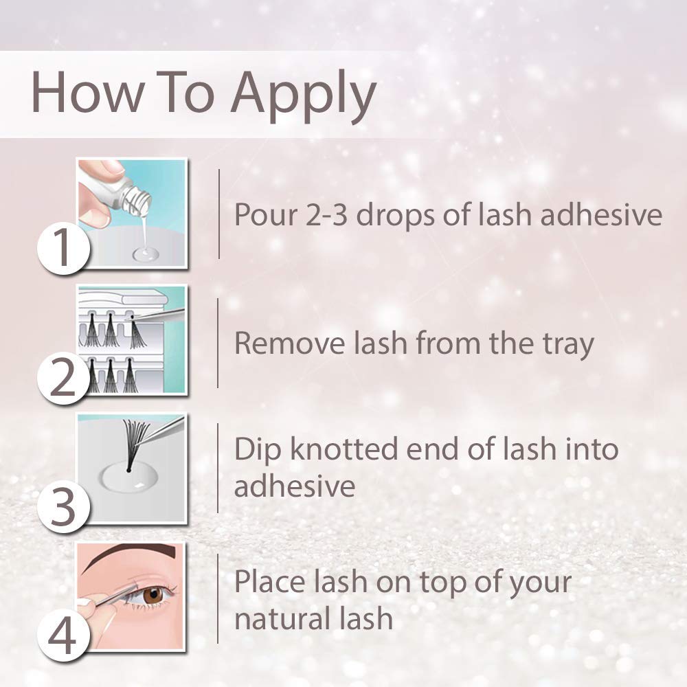 Ardell LashTite Lash Adhesive, Dark, Waterproof – 0.75 oz, 2 Pack