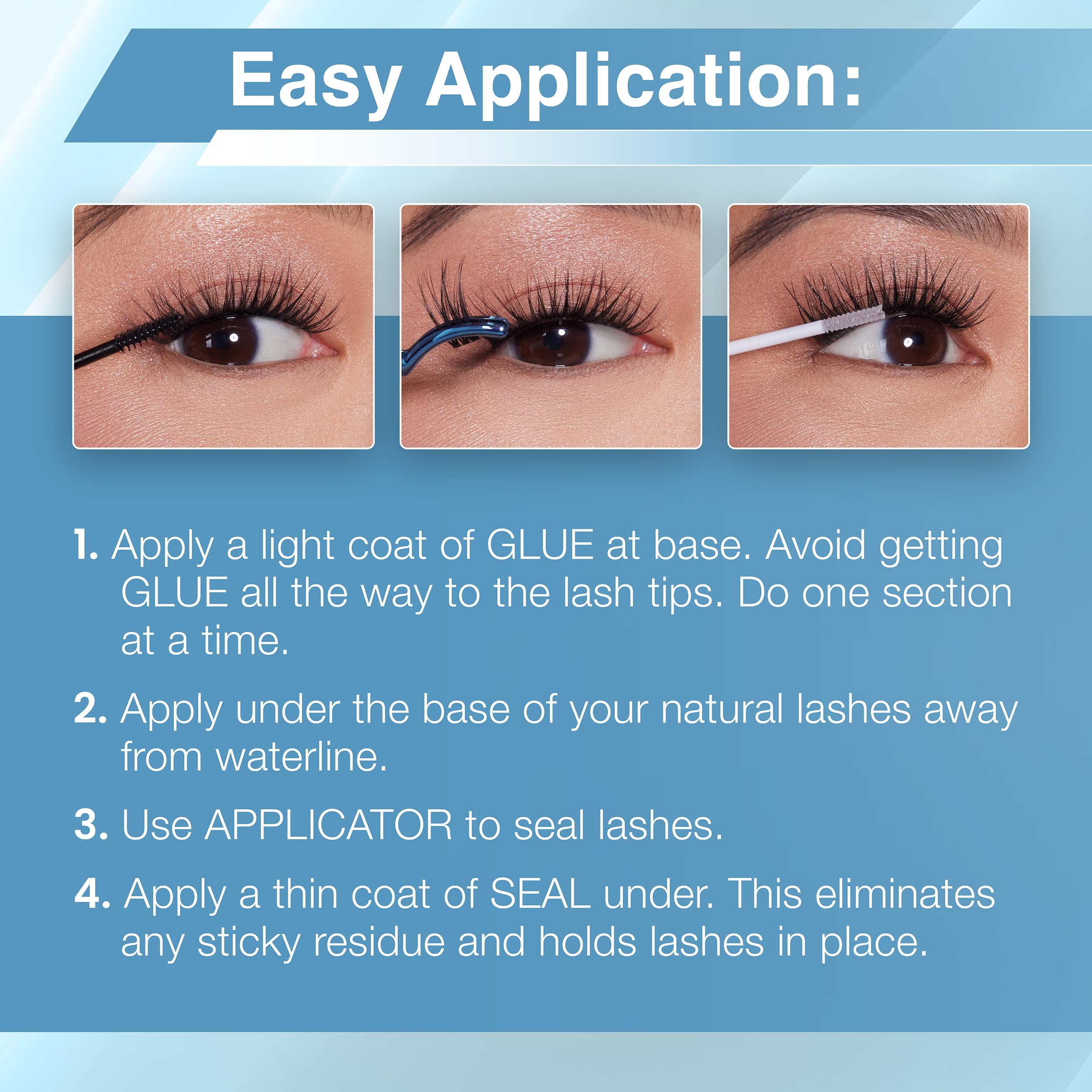 Ardell Underlash MUA Kit – Individual Lash Clusters, 4 Styles, Glue & Precision Applicator