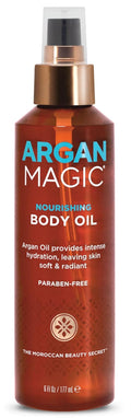 Argan Magic Nourishing Body Oil – Argan & Almond Oil, Deep Hydration, Radiant Skin | Made in USA