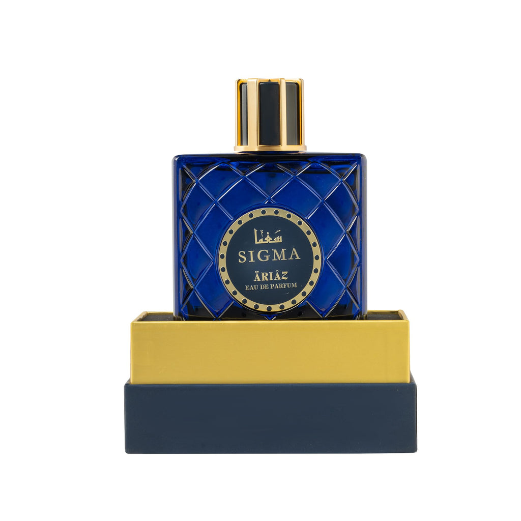 ARIAZ Sigma Men’s Eau De Parfum 3.4 Oz | Fresh Spicy Aromatic Cologne for Daytime