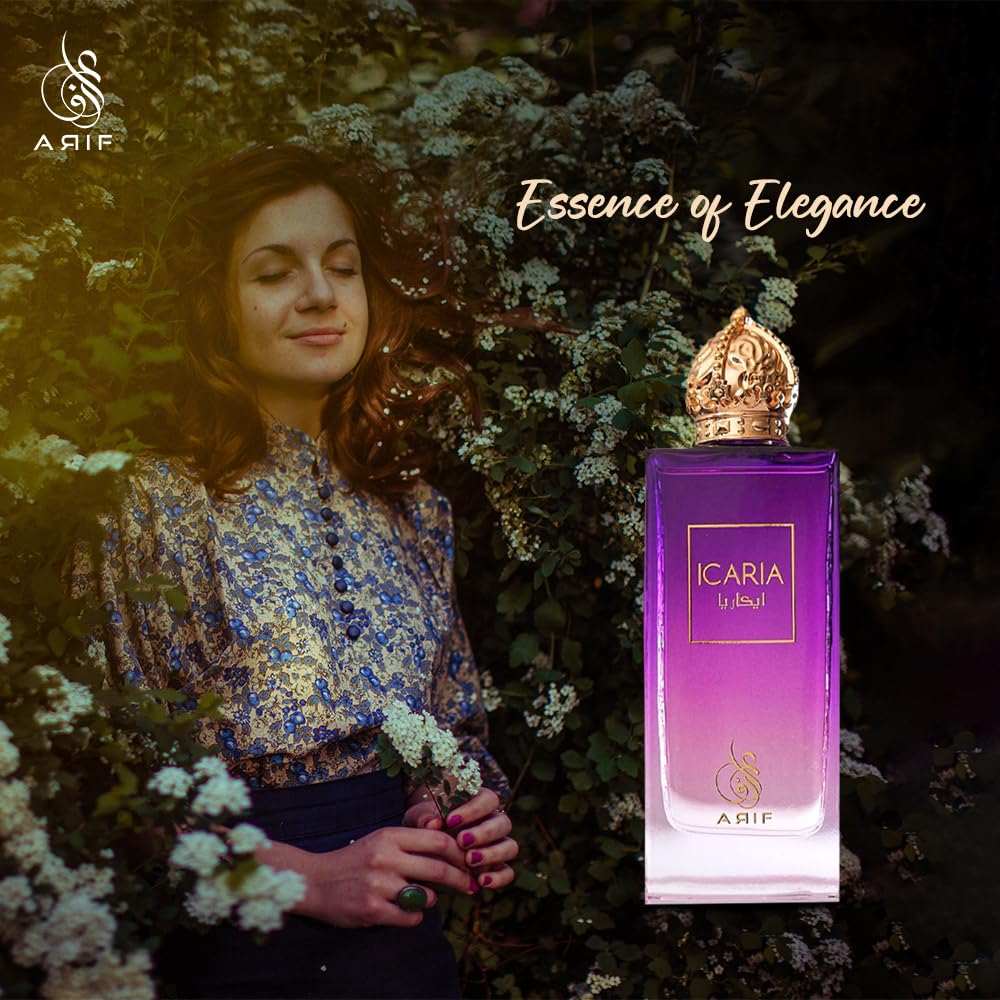 ARIF Icaria Perfumes – Fruity Floral EDP for Women, Pear & Jasmine, 3.4 oz