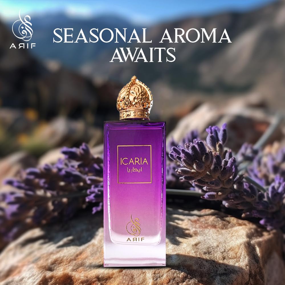 ARIF Icaria Perfumes – Fruity Floral EDP for Women, Pear & Jasmine, 3.4 oz