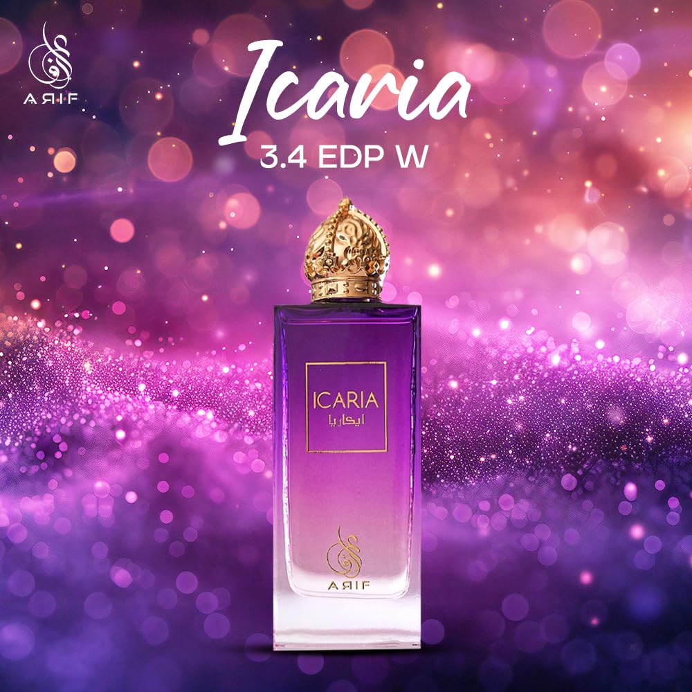 ARIF Icaria Perfumes – Fruity Floral EDP for Women, Pear & Jasmine, 3.4 oz