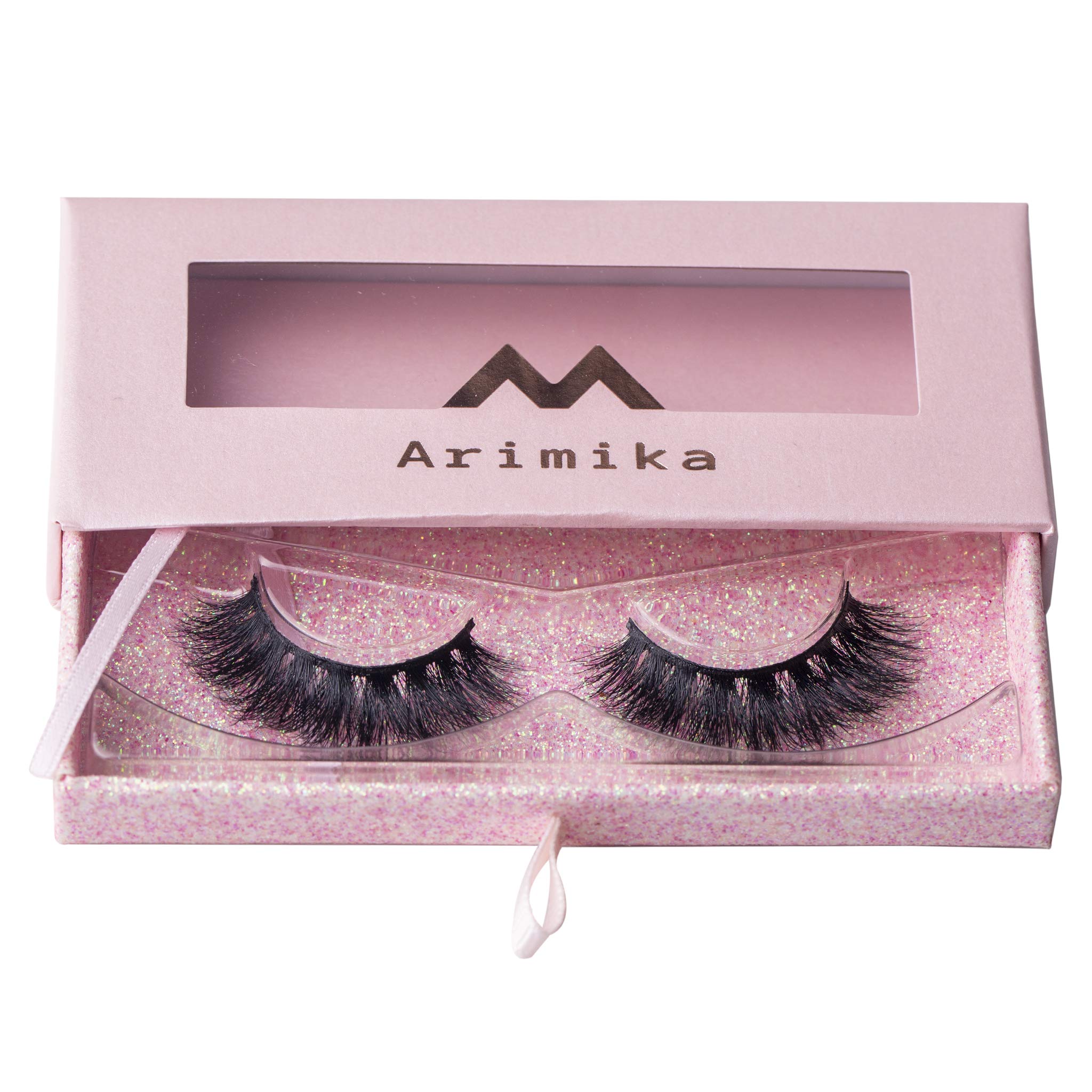 ARIMIKA 3 Packs Fluffy 3D Mink Lashes D008 – Dramatic, Reusable