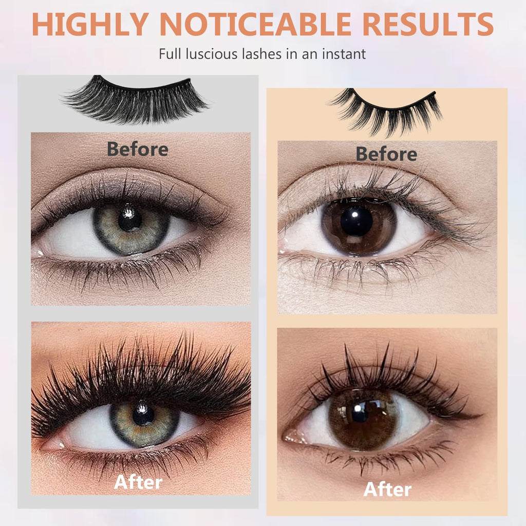 ARIOS Magnetic Eyelashes – Reusable 3D Magnetic Lash Kit with Applicator