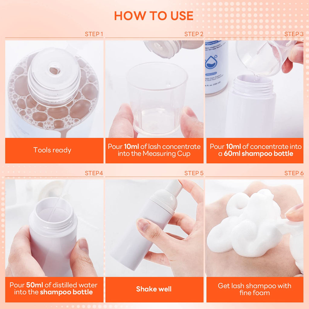 ARISON LASHES Eyelash Cleanser Concentrate — Dilution Formula for Lash Extensions