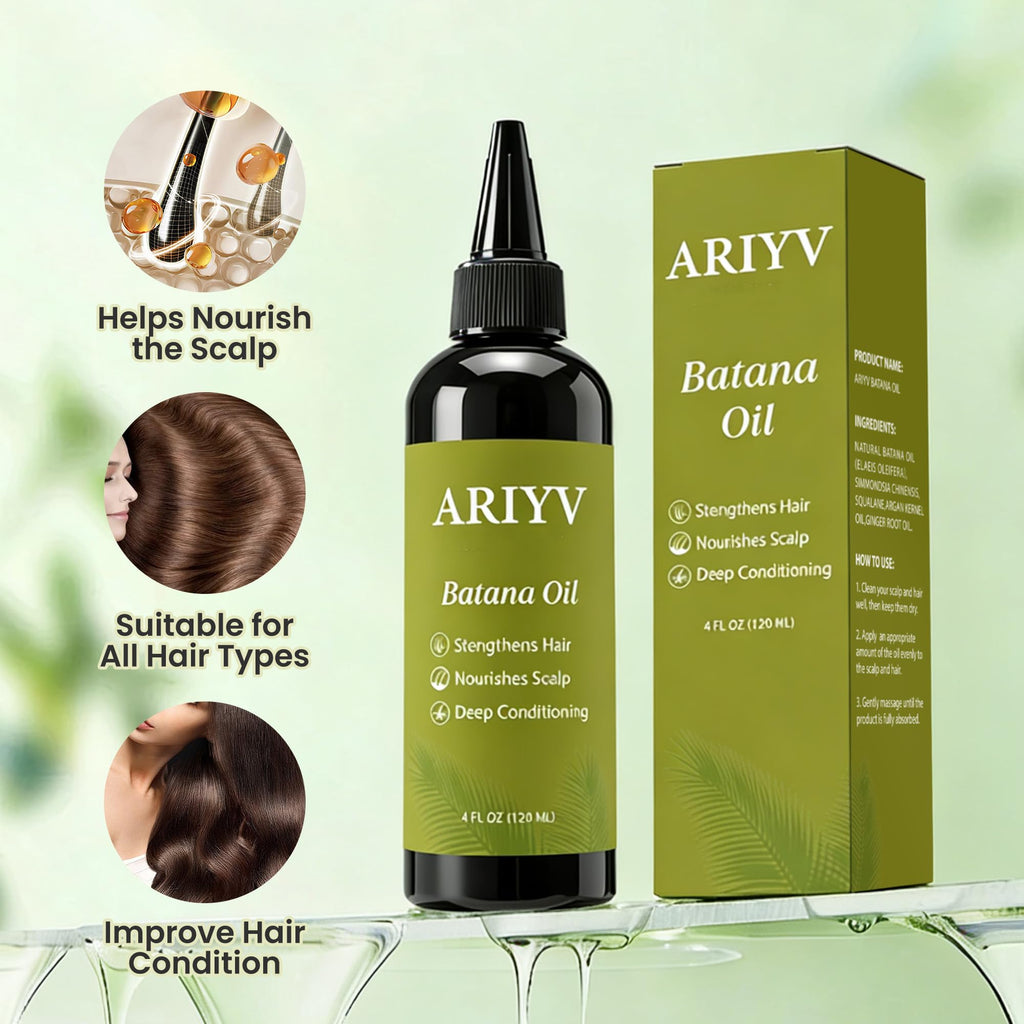 Ariyv Batana Oil for Hair Growth – Natural Batana Oil for Stronger, Shinier Hair