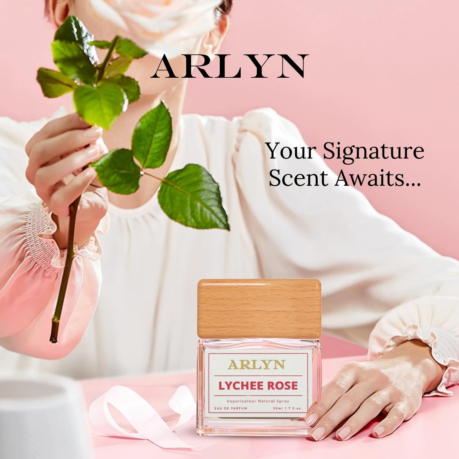 ARLYN Lychee Rose EDP – Inspired by Marly Delina, Long-Lasting Vegan Fragrance