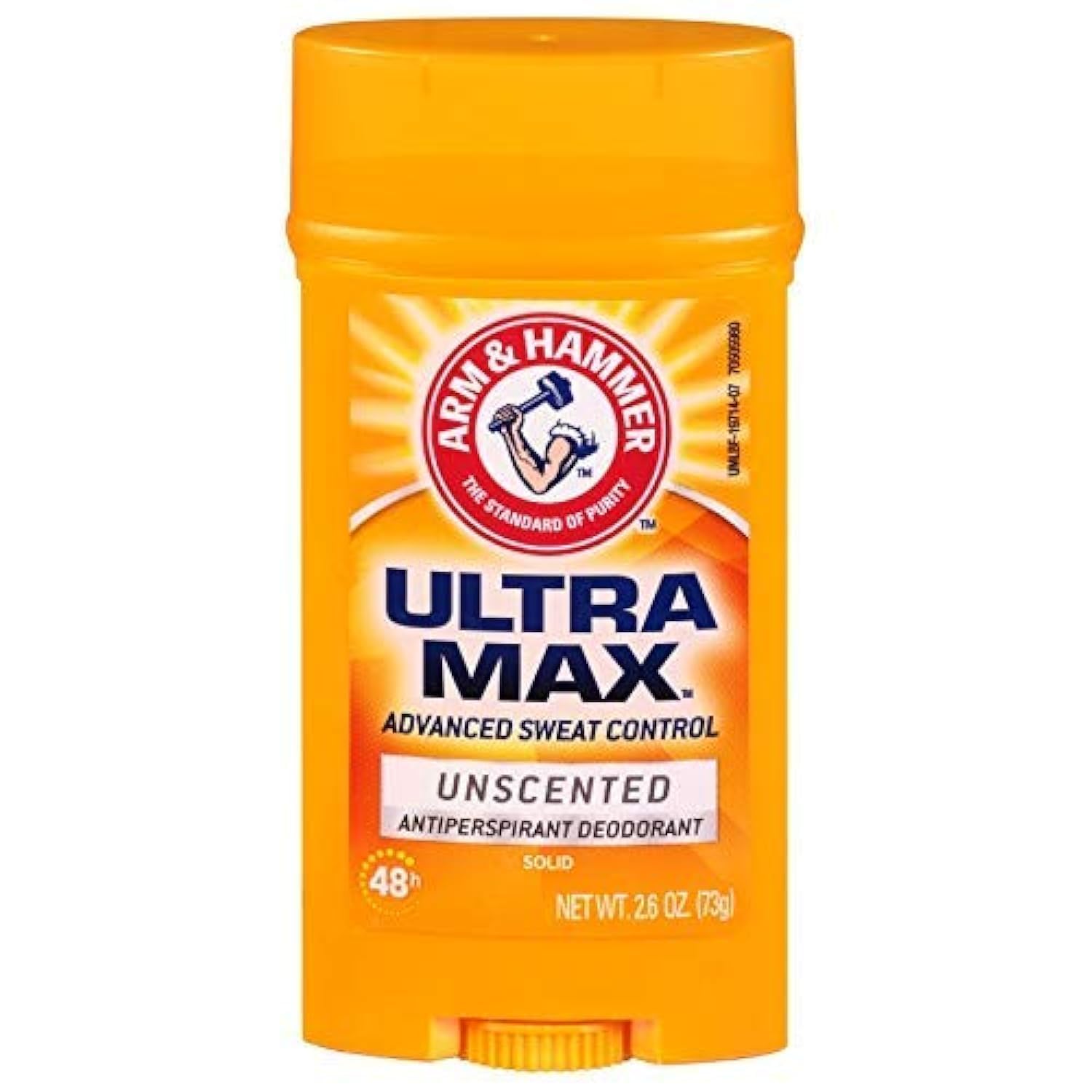 Arm & Hammer Ultramax Invisible Solid Unscented Antiperspirant Deodorant – Pack of 11
