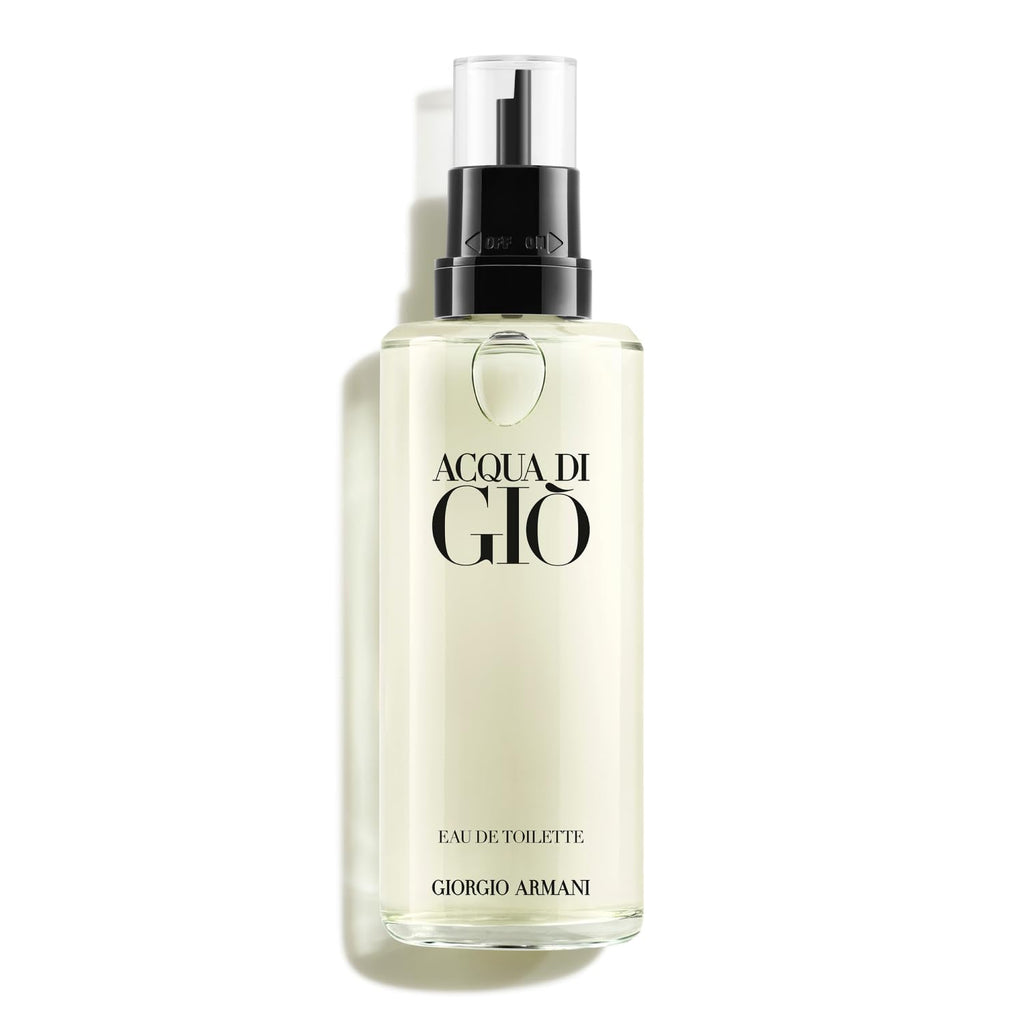 Armani Beauty Acqua di Gio Eau de Toilette Refill for Men – 5.0 Fl Oz | Bergamot, Jasmine, White Musk, Patchouli & Cedarwood