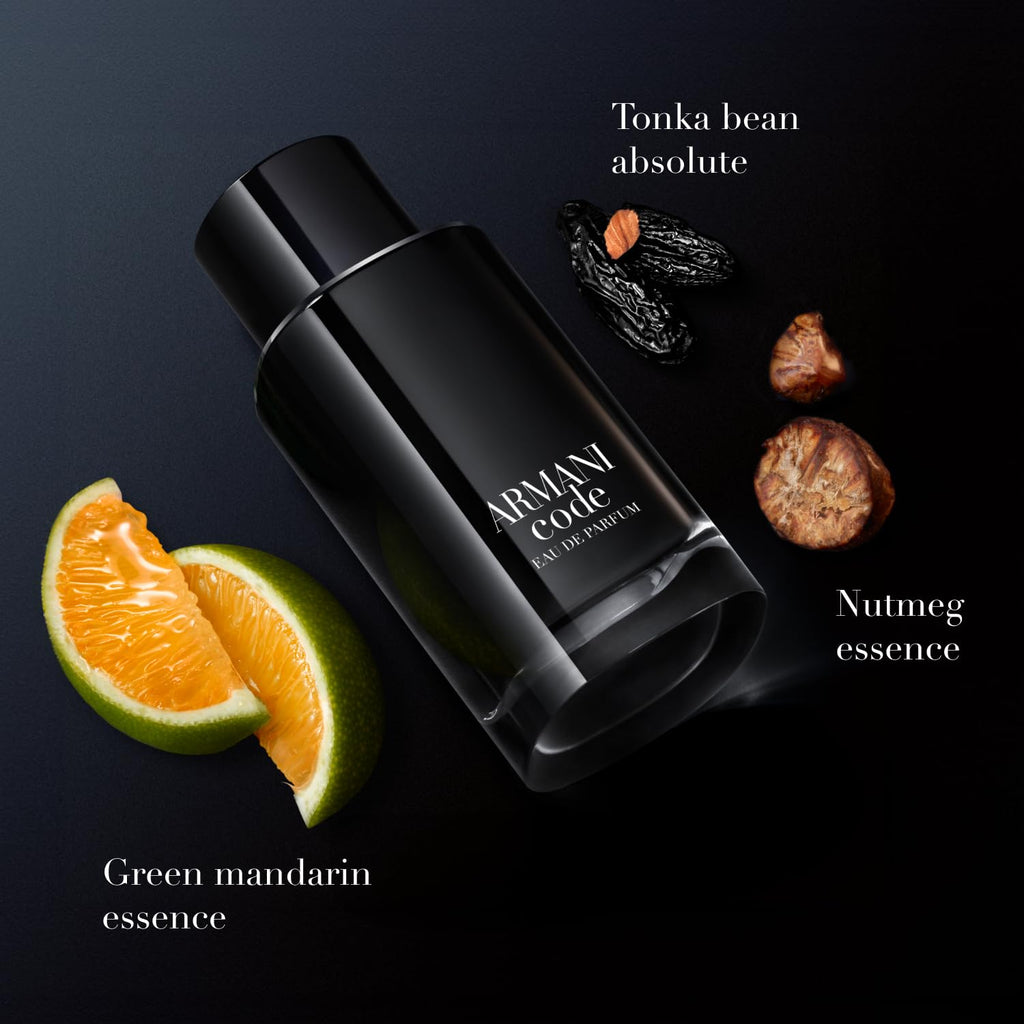 Armani Beauty Code Eau de Parfum for Men | Fougère Ambery Spicy, 5.0 Fl Oz