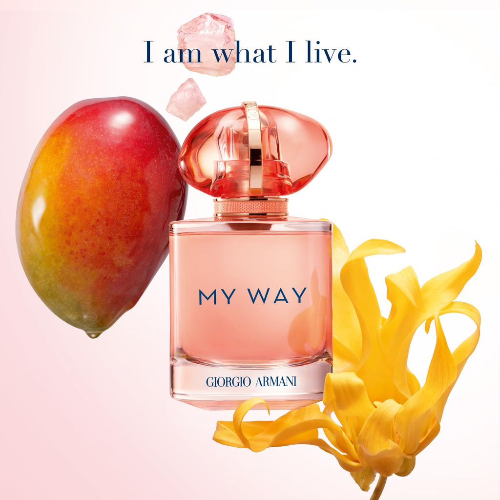 Armani Beauty My Way Ylang Eau de Parfum – Floral Fruity Women’s Perfume with Mango & Coconut Notes (0.3 fl oz)