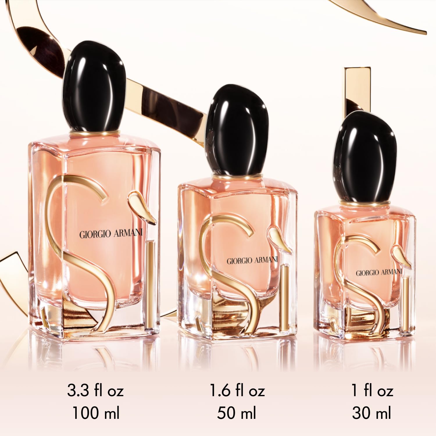 Armani Beauty Sì Eau de Parfum for Women – Modern Chypre with Blackcurrant Nectar | 3.3 Fl Oz