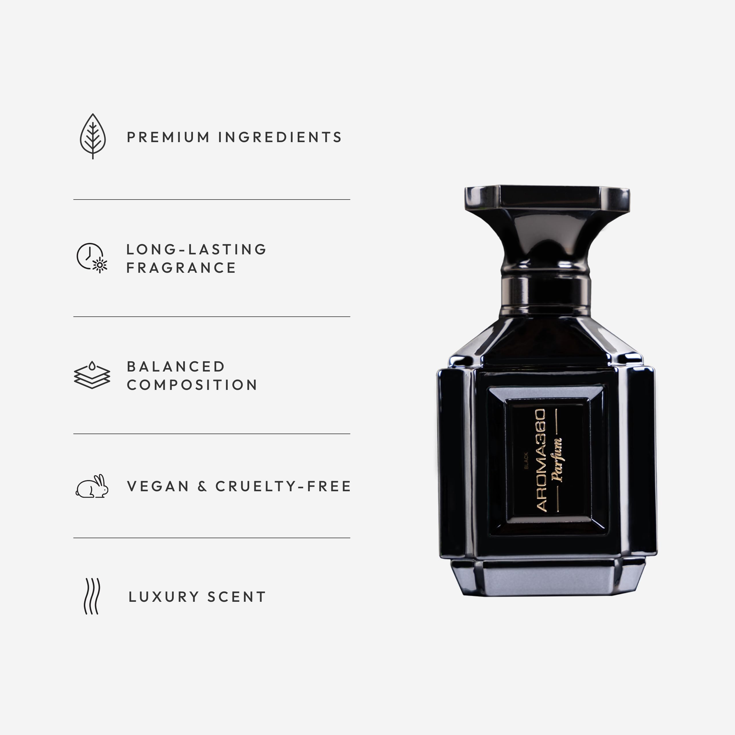 Aroma360 Men's Cologne – Luxurious Parfum with Sage, Tiare, Saffron & Moss | 50 mL