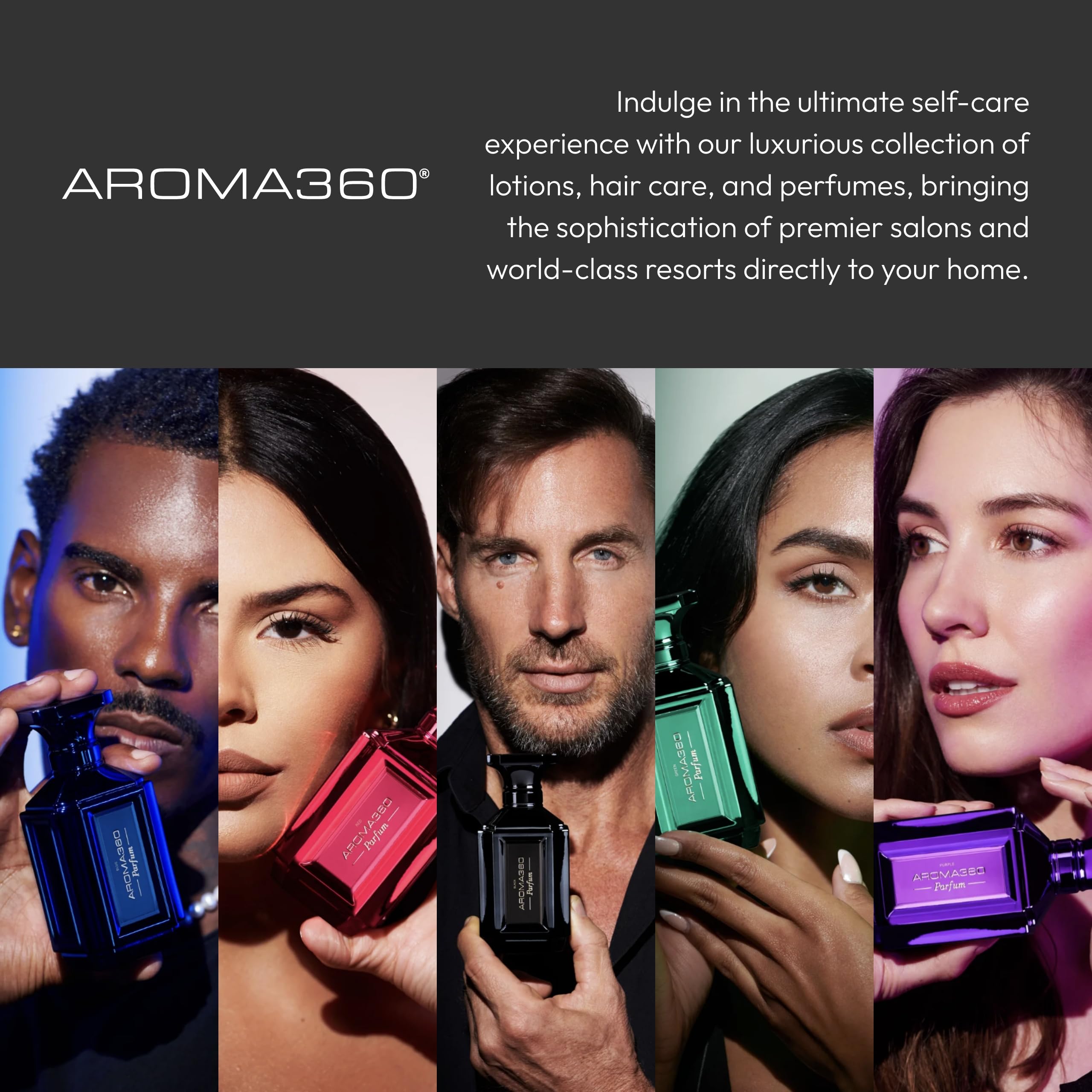 Aroma360 Women's Parfum – Luxurious Amber, Santal, Iris & Oud Wood, 50 mL
