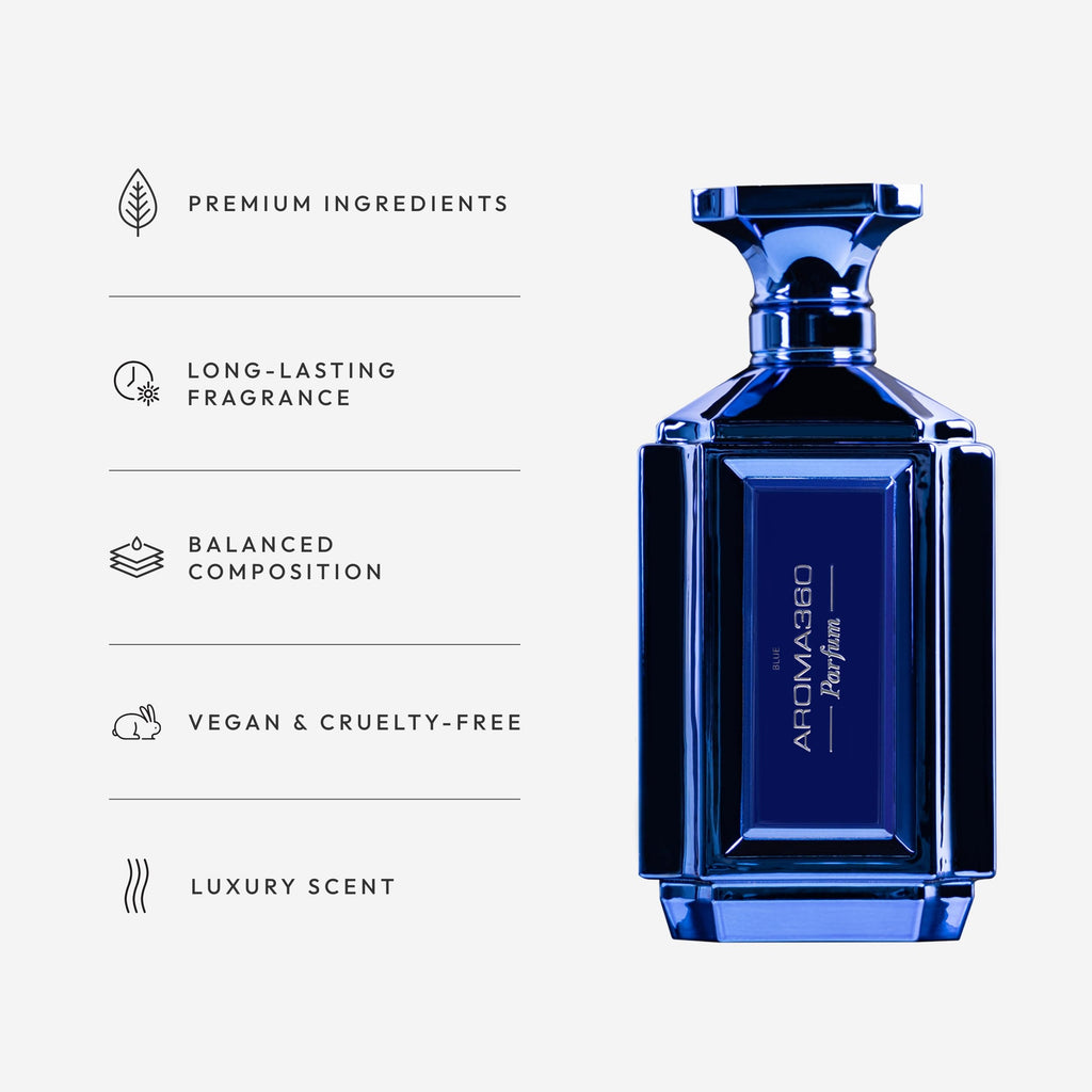 Aroma360 Women's Parfum – Luxurious Amber, Santal, Iris & Oud Wood, 50 mL