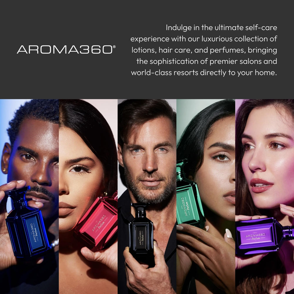 Aroma360 Women's Perfume - Luxurious Neroli, Peppercorn & Amber | Purple, 50 mL