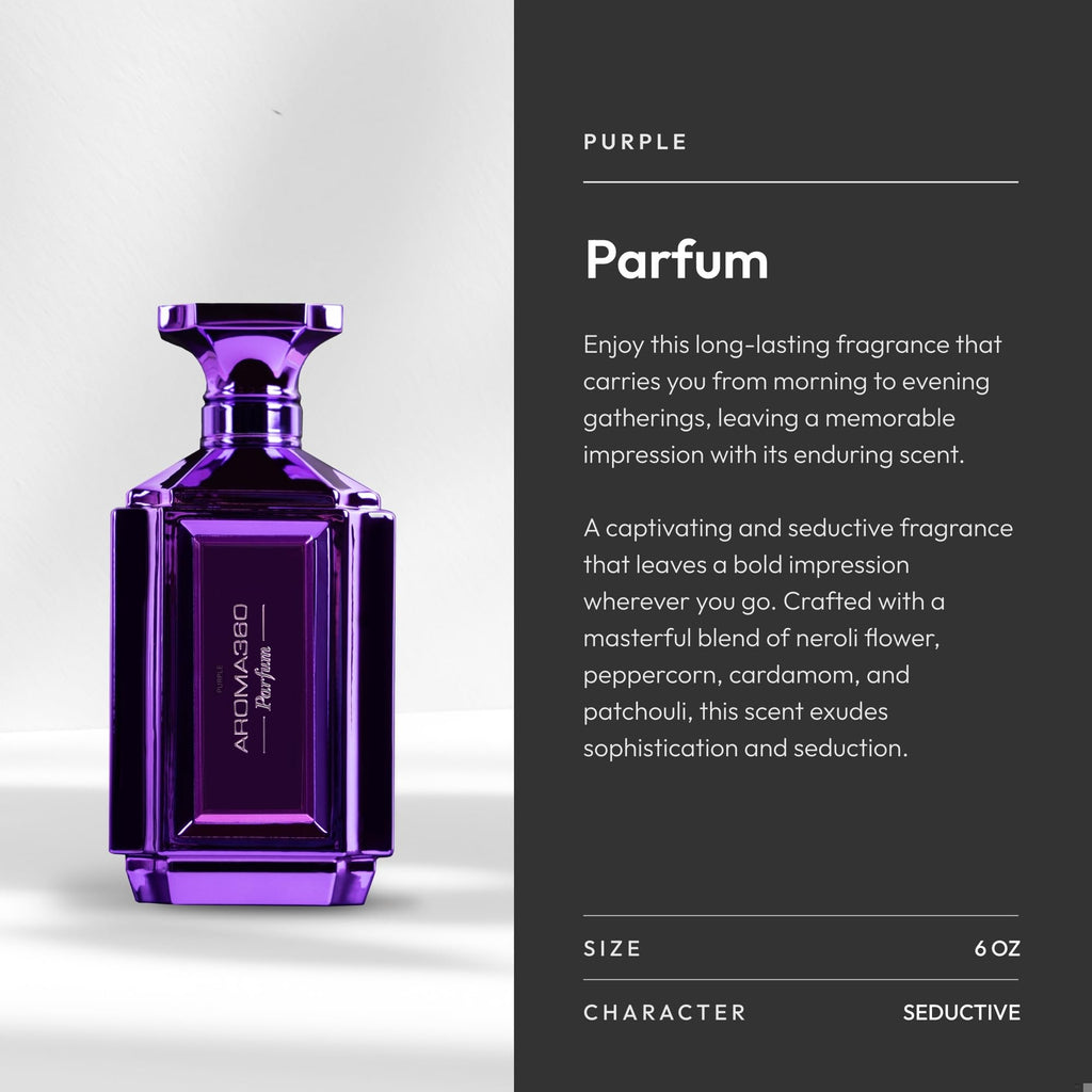 Aroma360 Women's Perfume - Luxurious Neroli, Peppercorn & Amber | Purple, 50 mL