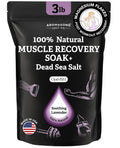 Aromasong Muscle Recovery Bath Soak – Dead Sea Salt, OptiMSM & Magnesium Flakes | Made in USA