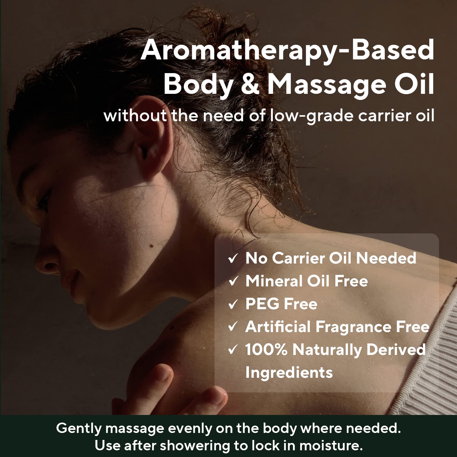 AROMATICA Circulating Body Oil Juniper Berry & Ginger – Vegan Aromatherapy Massage Oil