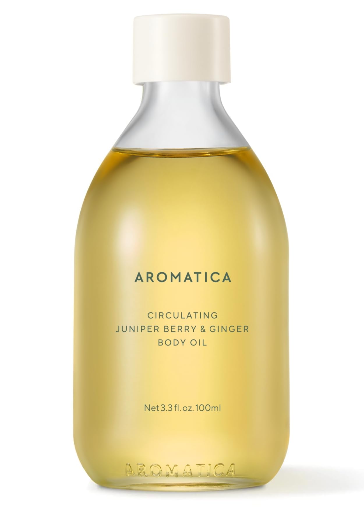 AROMATICA Circulating Body Oil Juniper Berry & Ginger – Vegan Aromatherapy Massage Oil