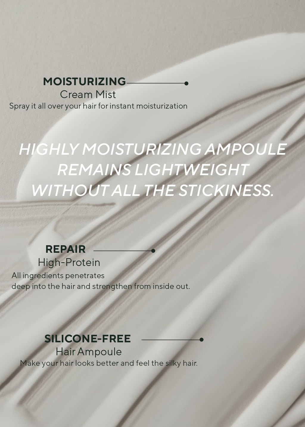 AROMATICA Quinoa Protein Hair Ampoule – Vegan, Silicone-Free Hair Serum