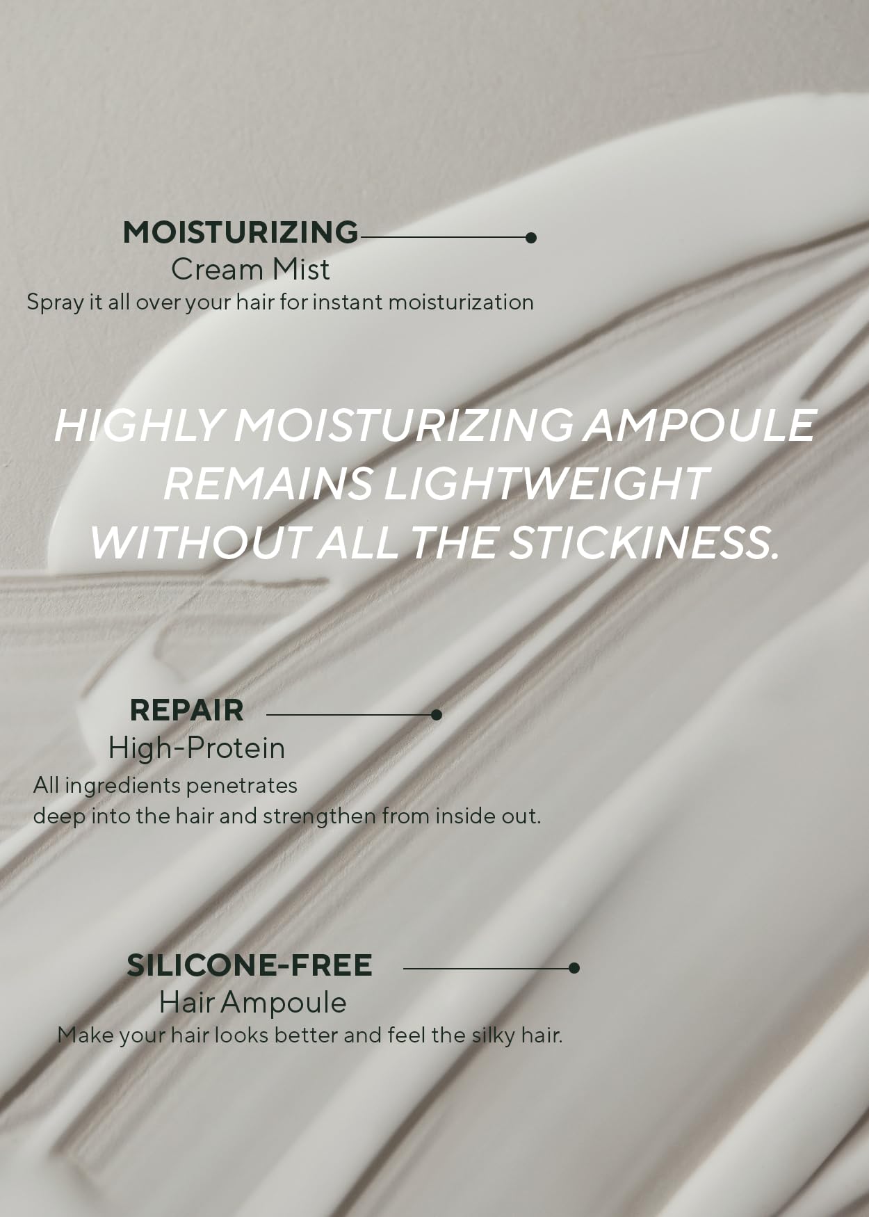 AROMATICA Quinoa Protein Hair Ampoule – Vegan, Silicone-Free Hair Serum