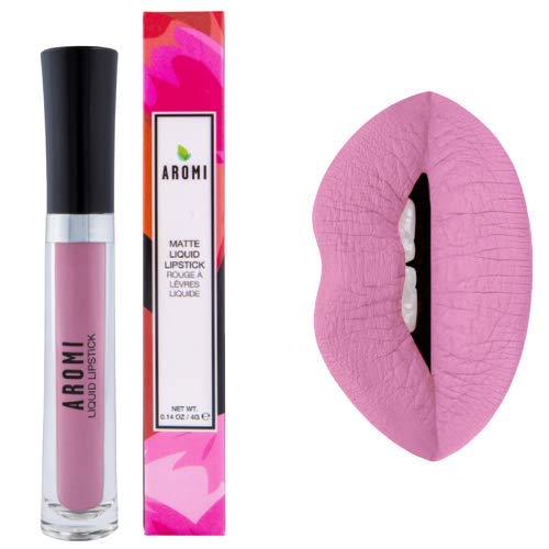 Aromi Matte Liquid Lipstick Ballet Slipper – Light Pink, Blue Undertones, Vegan & Cruelty-Free