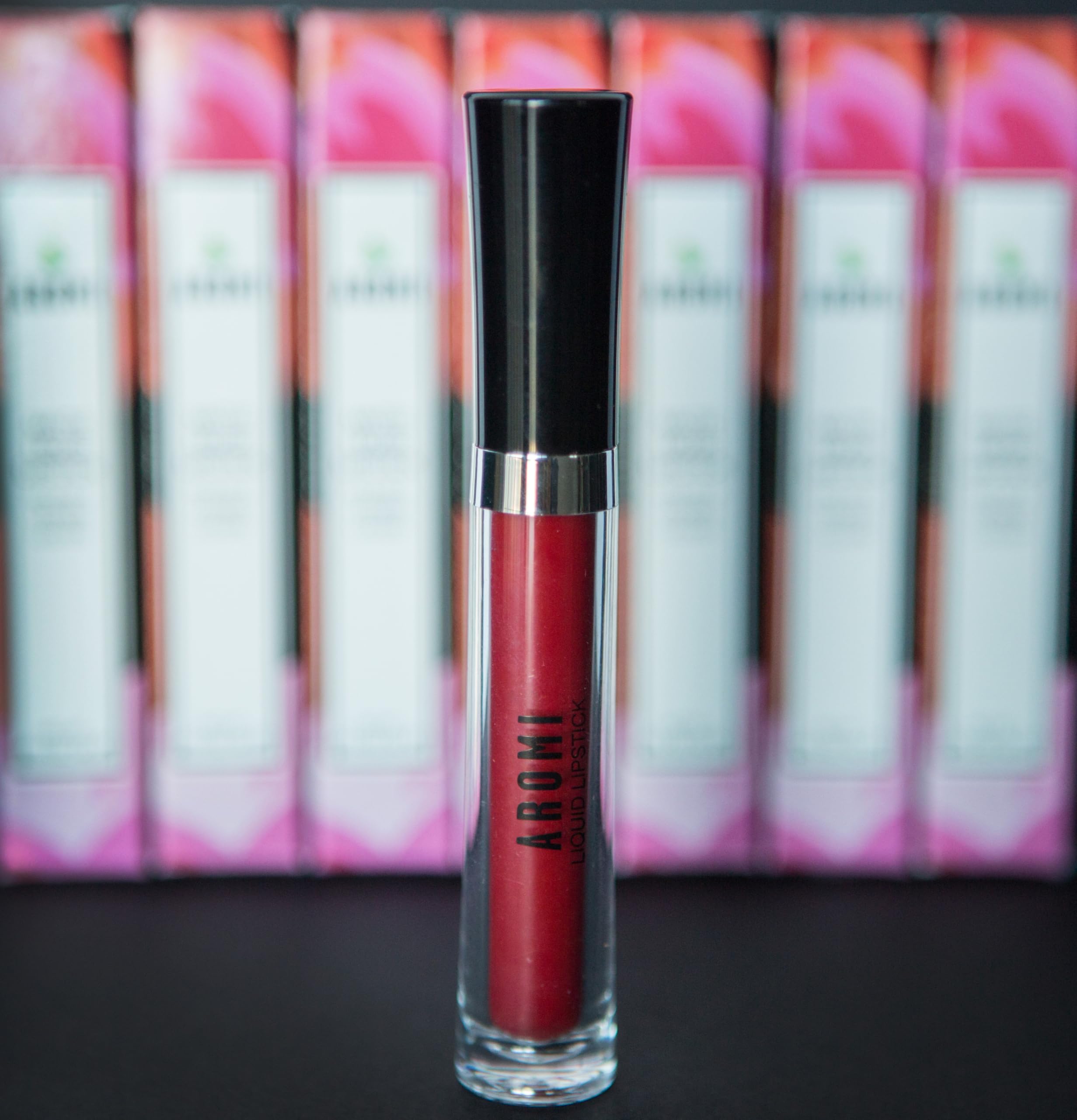 Aromi Flamenco Red Matte Liquid Lipstick – True Red, Vegan & Long-Lasting