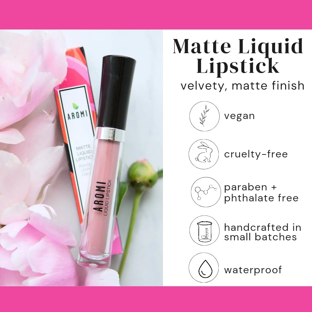 Aromi Olive Green Matte Liquid Lipstick – Olive You (Sage) | Vegan & Cruelty-Free