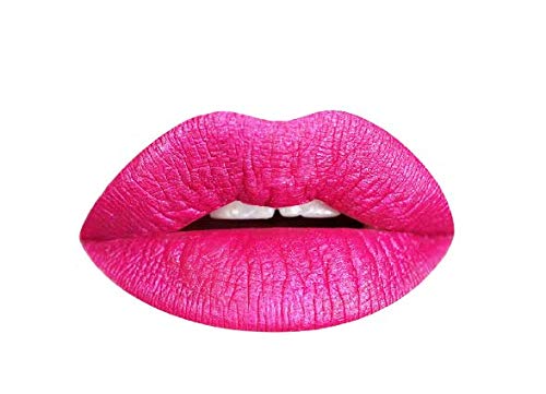 Aromi Hot Pink Metallic Liquid Lipstick – Fab Flamingo | Vegan, Cruelty-Free, Long-Lasting