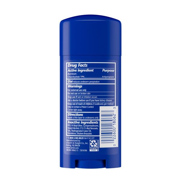 Arrid XX Extra Extra Dry Solid Antiperspirant – Unscented, 2.6 oz, Pack of 12