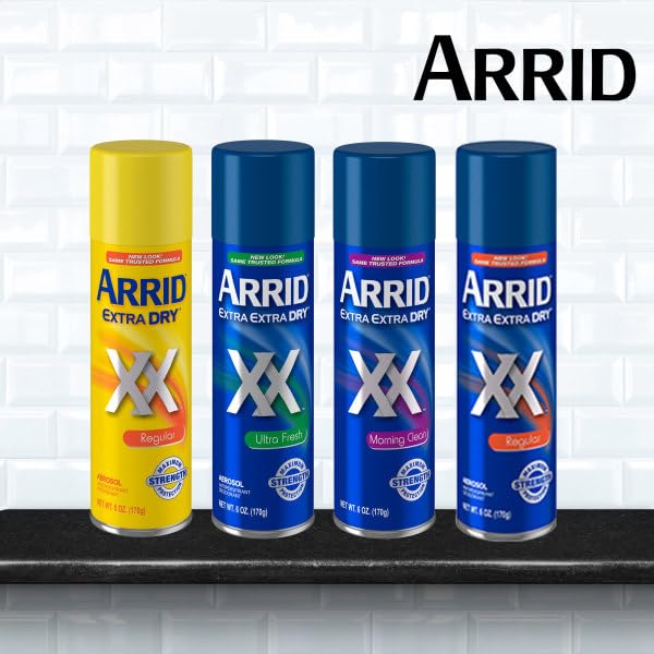 ARRID XX Ultra Clear Anti-Perspirant Deodorant Spray – Ultra Fresh, Pack of 4 (6 oz each)