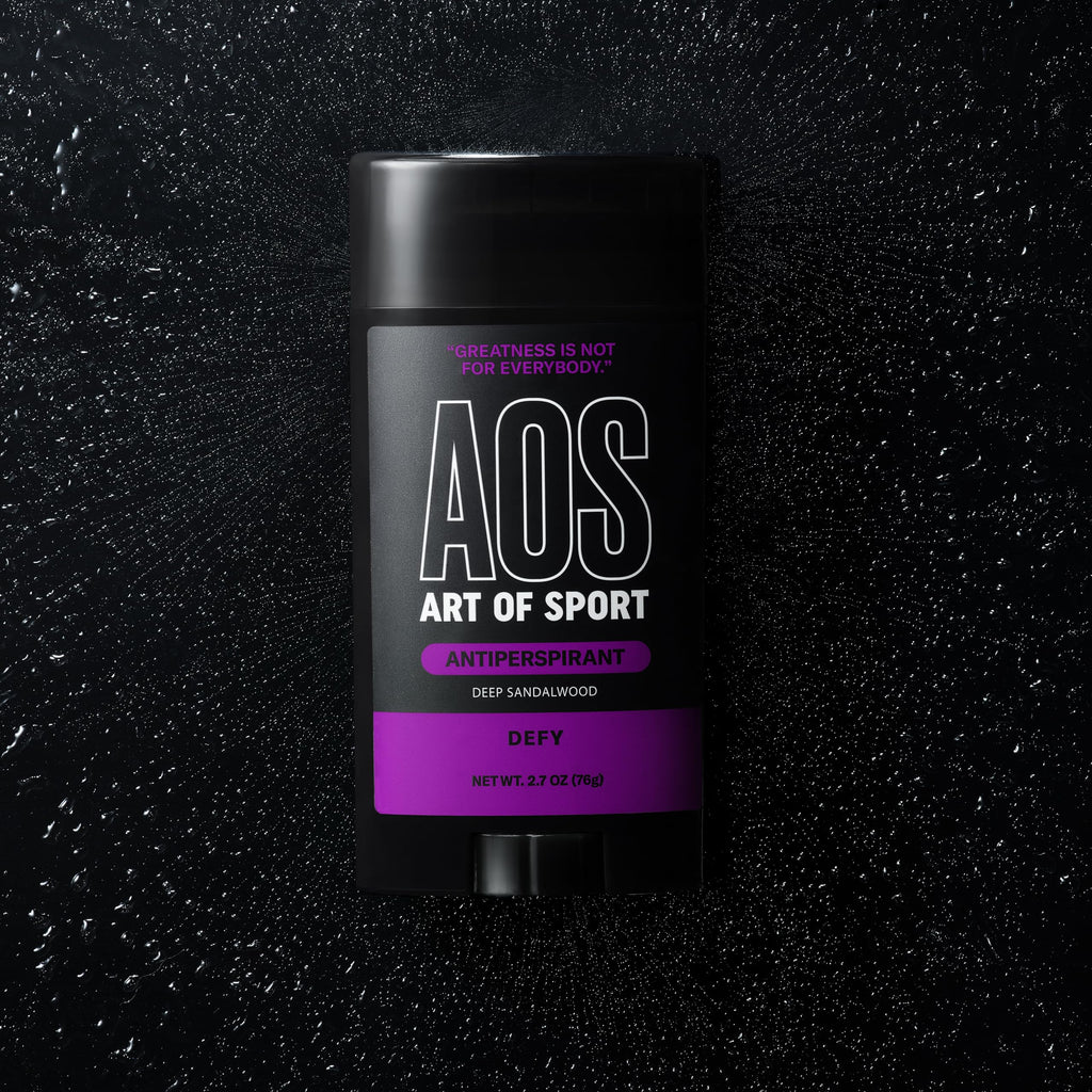 Art of Sport Defy Sandalwood Antiperspirant for Athletes – 2 x 2.7 oz, Natural Botanicals