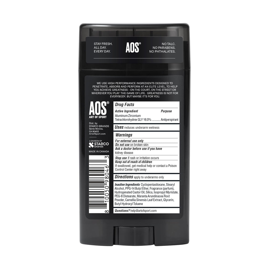 Art of Sport Men’s Antiperspirant with Eucalyptus – Victory Scent, Made with Natural Botanicals | 2.7 oz Pack of 2