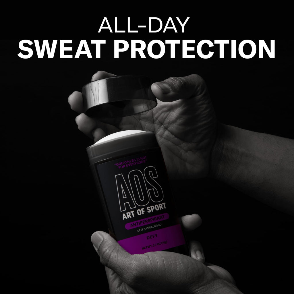 Art of Sport Defy Sandalwood Antiperspirant for Athletes – 2 x 2.7 oz, Natural Botanicals