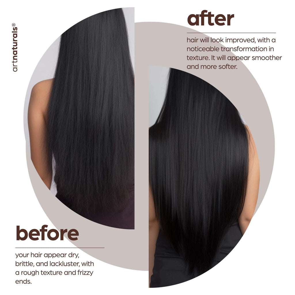 Artnaturals Argan Oil Shampoo & Conditioner Set - Sulfate-Free with Moroccan Oil & Keratin | Hydrate, Repair, Defy Frizz for All Hair Types | 16 fl oz x 2