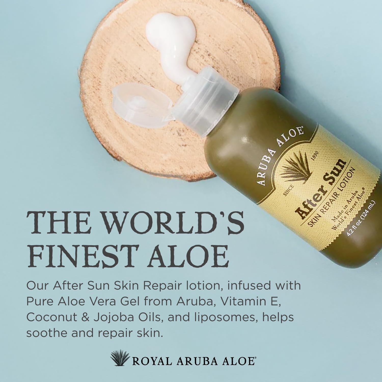 Aruba Aloe After-Sun Skin Repair Lotion – Hydrating & Soothing (2 oz Tube)