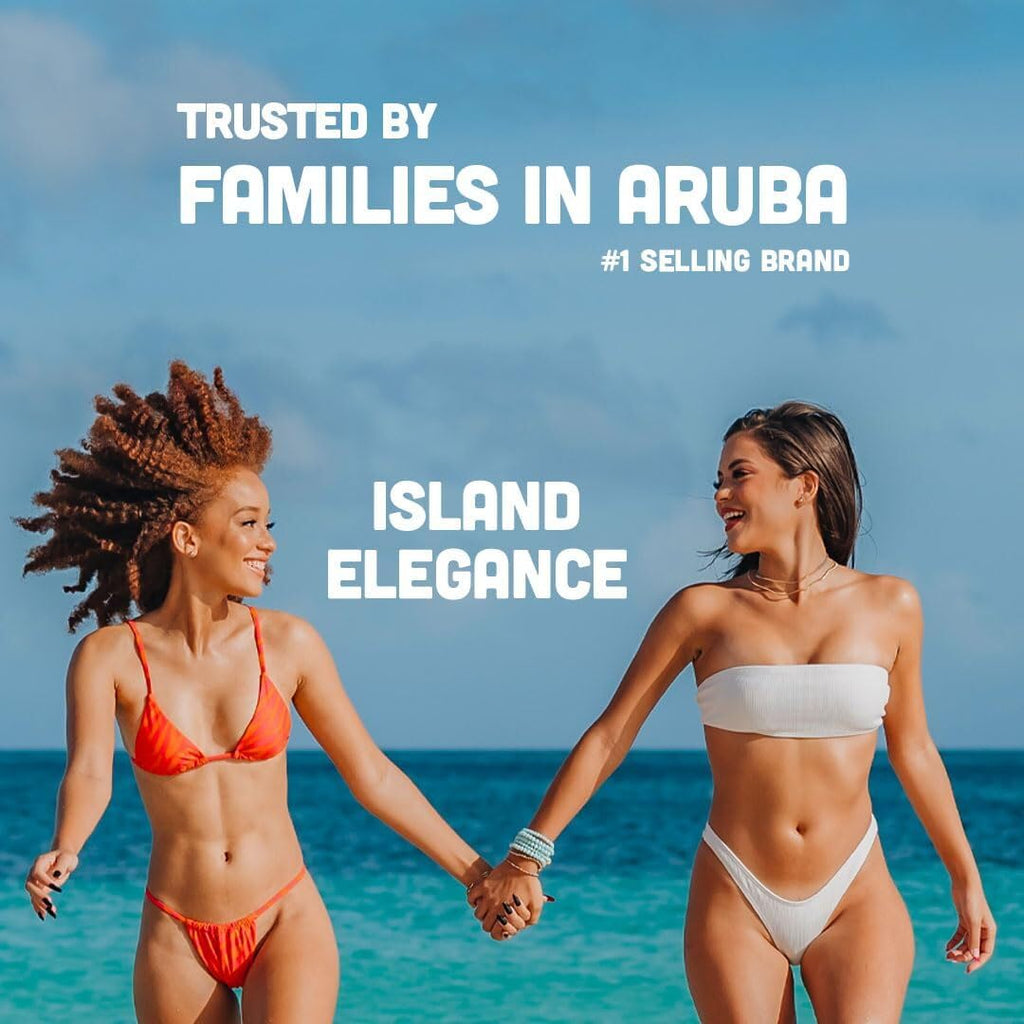 Aruba Sun SPF 50 Sunscreen Lotion 16oz 2-Pack | Reef-Safe, No Oxybenzone or Octinoxate | Broad-Spectrum UVA/UVB, Waterproof & Non-Greasy