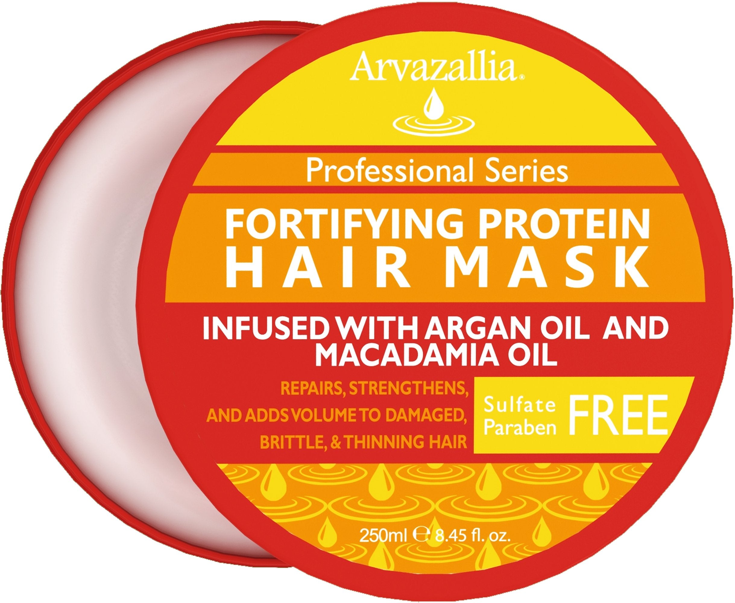 Arvazallia Fortifying Protein Hair Mask with Argan & Macadamia Oils
