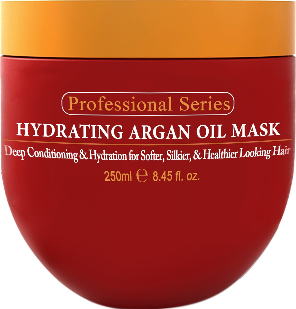 Arvazallia Hydrating Argan Oil Hair Mask & Deep Conditioner – For Dry or Damaged Hair (8.45 oz Jar)