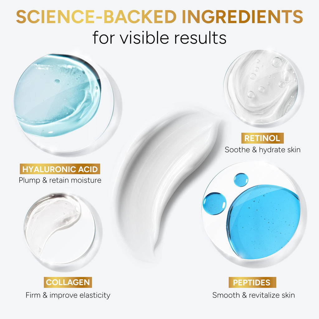 Arvesa Retinol Cream with Collagen Peptides – Day & Night Anti-Aging Moisturizer