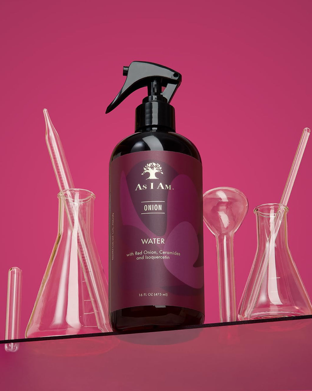 As I Am Onion Water – 16 oz with Red Onion, Ceramides & Isoquercetin for Healthy Hair Growth