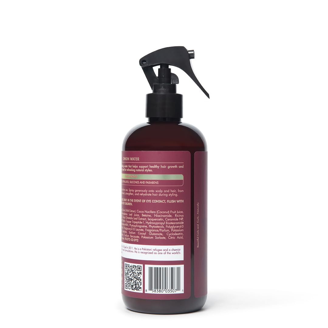 As I Am Onion Water – 16 oz with Red Onion, Ceramides & Isoquercetin for Healthy Hair Growth